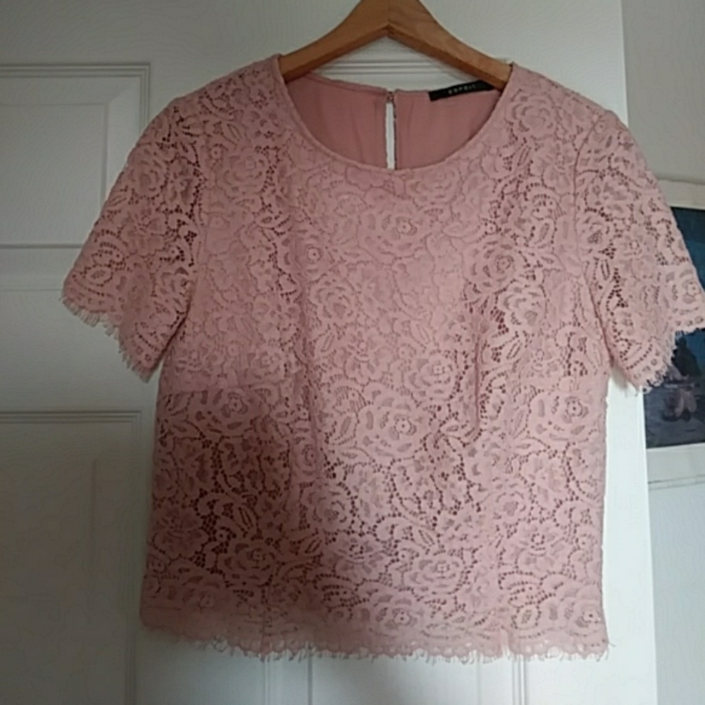 Esprit Lace Crop Top